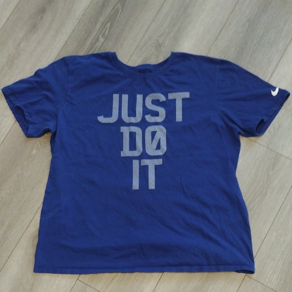 Nike Other - Nike Blue 'Just Do It' T-Shirt